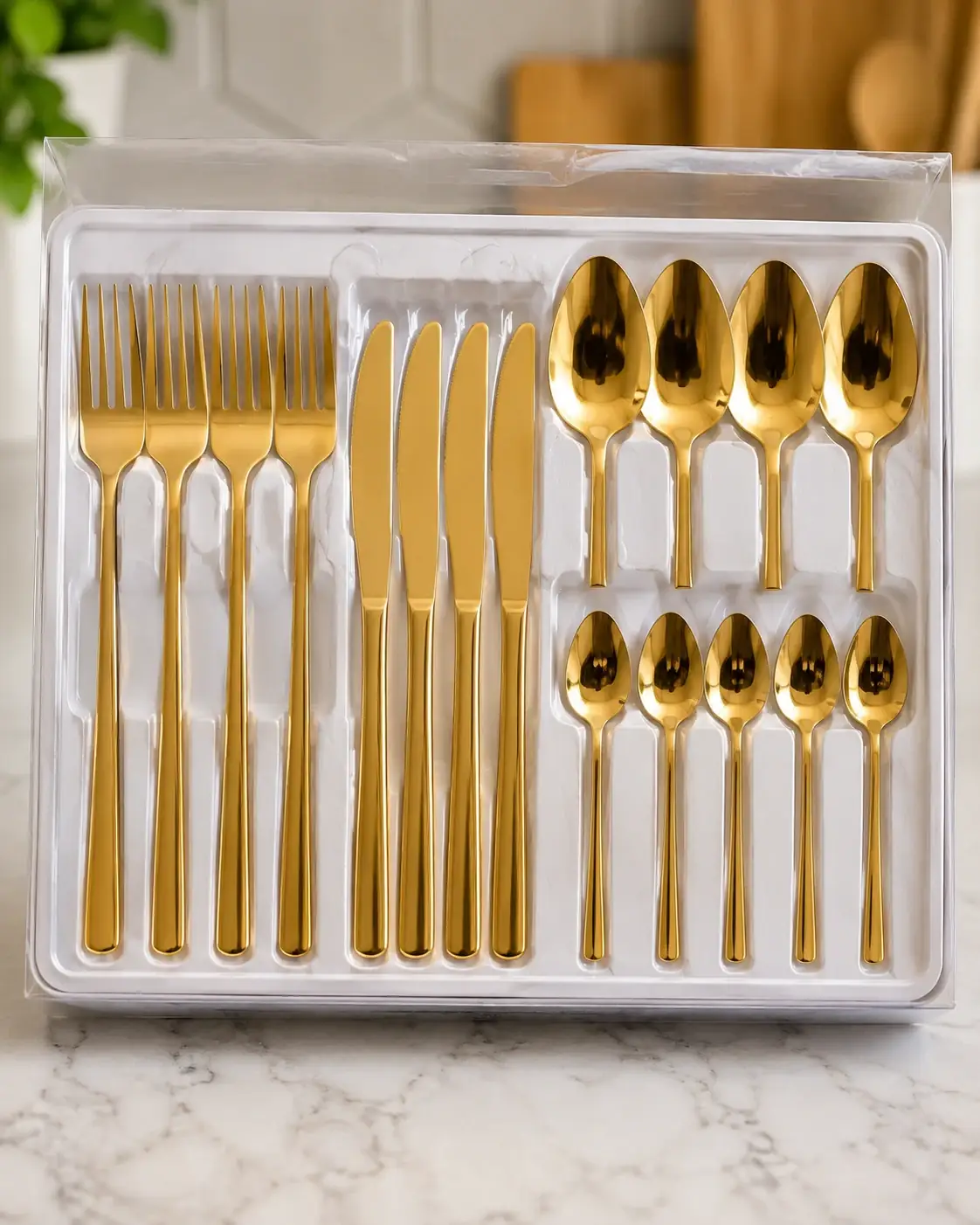 Gold Cutlery Set