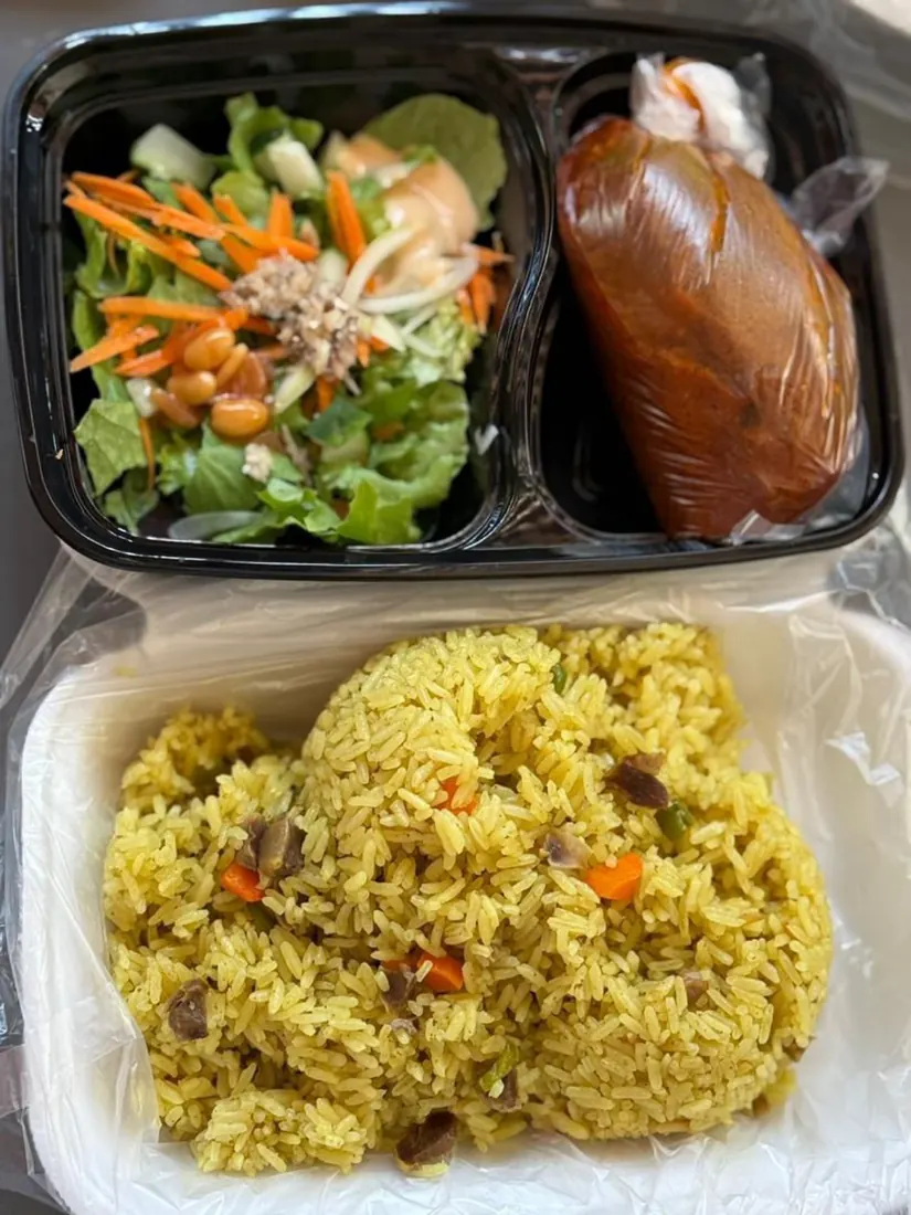 Gizzard Curry Rice and Chicken Stew